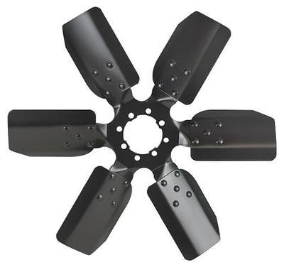 Derale 17118 Heavy Duty Fan Blade Series 1000 18" Steel Clutch Fan Standard Rotation,Black