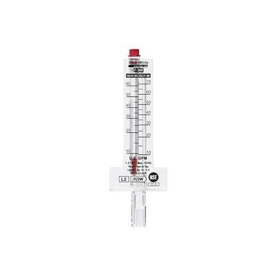 Blue-White Flowmeter for 2 in. PVC Pipe, Horizontal Installation