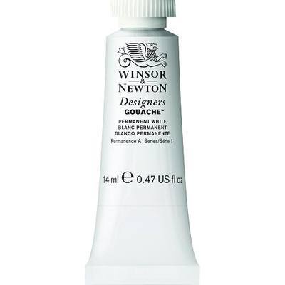 Winsor & Newton Designer's Gouache, 14 ml (0.47oz) tube, Permanent White