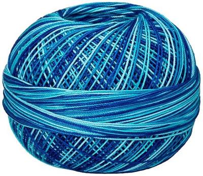 Handy Hands Lizbeth Egyptian Cotton Crochet Thread, Tatting Thread, and Knitting Thread Lace Size 20 (25 Grams 210 Yards) – HH20149, Peacock Blues