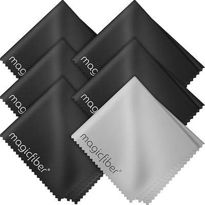 MagicFiber Microfiber Cleaning Cloth, 6 Pack - Premium Cloth for Glasses, Lens, Screens & More