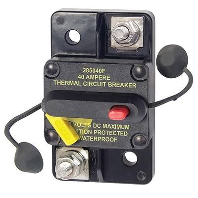 Blue Sea Systems 7182 285 Series Thermal Circuit Breaker, Surface Mount, 48V DC, 40A