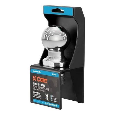 CURT Manufacturing 40069 2 in. Diameter Chrome Trailer Ball, Packaged
