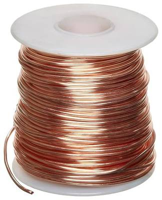 Small Parts F12 Bare Copper Wire, Bright, 12 AWG, 0.08" Diameter, 50' Length (Pack of 1)