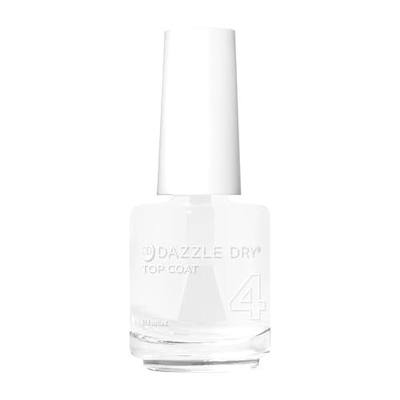 Dazzle Dry Top Coat, Step 4 – Quick Dry, Non-Toxic Nail Polish (0.5 fl oz) | Step 4 of the Dazzle Dry 4-Step System · High-Gloss, Non-Yellowing Finish · Fast-Drying Clear Coat · Non-Toxic