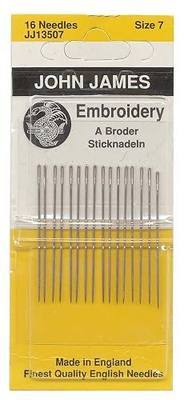 Crewel/Embroidery Hand Needles-Size 7 16/Pkg