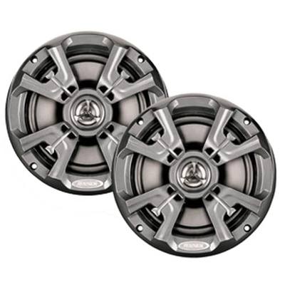 Jensen MSX60RVR Marine Speakers 6.5" Coaxial Speaker, Completely Waterproof With UV Resistant Materials To Withstand the Outdoor Elements, Sold as Pair, Graphite Gray