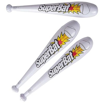 Baseball Bat Inflatables - 12 Piece - 24 Inch Before Inflate - New