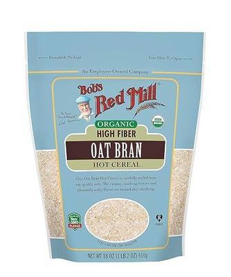 Bob's Red Mill Organic Oat Bran Hot Cereal 18 Ounce (Pack of 2)