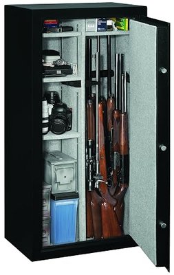 Stack-On SS-22-MB-E 22 Gun Fully Convertible Security Safe with Electronic Lock, Matte Black