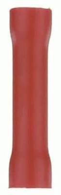 Install Bay RVBC825 Red Vinyl Butt Connector 8-Gauge, 25-Bag