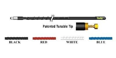 FireStik FL3-B Three Foot FireFly Antenna With Tuneable Tip (Black)