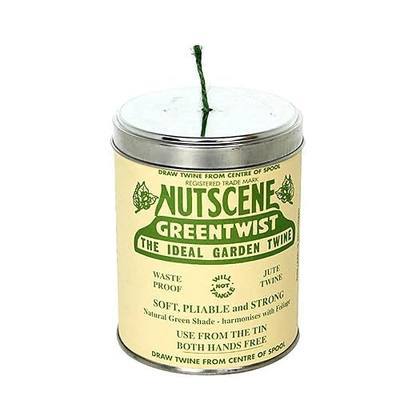 Bosmere K815G Nutscene Tin of Twine, 3-Ply, 492-Feet, Green