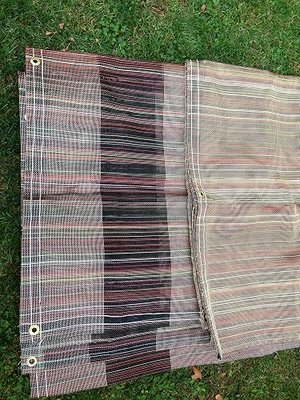 6 Ft. x 8 Ft. Multi-Colored 10 Oz. Vinyl Coated Mesh Tarp
