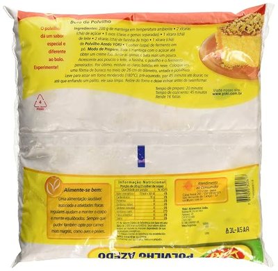 Sour Starch - Polvilho Azedo - Yoki - 17.6 (oz 500g) - GLUTEN FREE