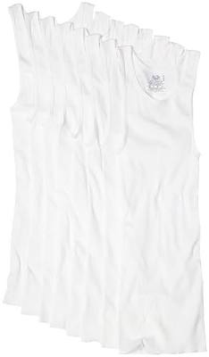 Fruit of the Loom Men's Super Value Athletic Shirt(Pack of 8)