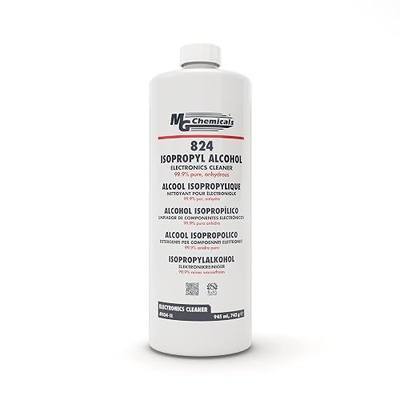 MG Chemicals - 824-1L 99.9% Isopropyl Alcohol Electronics Cleaner, 945 mL (1 Quart) Liquid Bottle