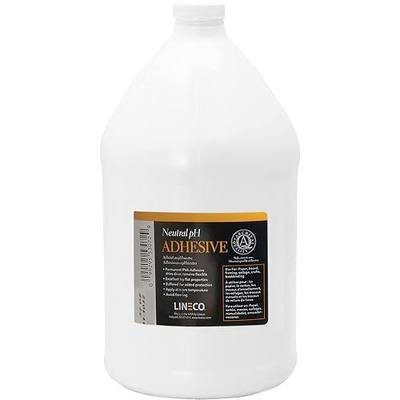 Lineco Neutral pH Adhesive, All-Purpose Glue, 1 Gallon, White, 1 Pack | Acid Free, Dries Clear, Remains Flexible, Used for Bookbinding and Book Repair, Framing, Collages, Paper Art and Crafts