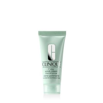 Clinique 7 Day Daily Gentle Face Exfoliator Lightweight Scrub Cream For All Skin Types | Mild Face Scrub With Silica | Exfoliating + Refining