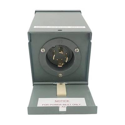 Connecticut Electric 30-Amp Power Inlet Box with Hinged Door, NEMA 3R Power Inlet Box, Generators Up to 7,500 Running Watts, ETL Listed
