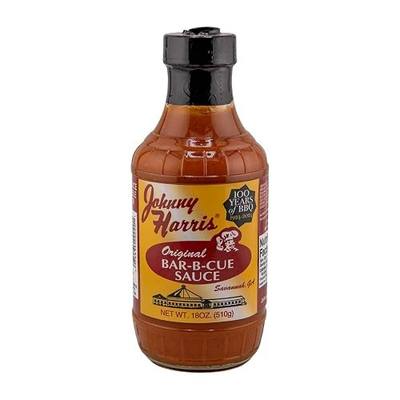Johnny Harris Original Barbecue Sauce, Gluten-Free, Classic Bold Flavor, Gourmet Cookout Sauces, Authentic Southern Recipe, Rich Grilling Sauce for Chicken, Ribs - 1 Pack
