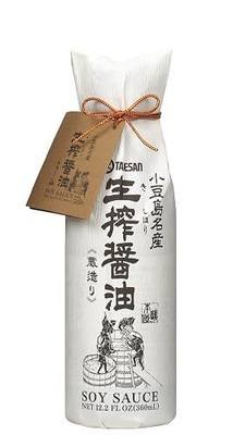 TAKESAN KISHIBORI SOY SAUCE (Original, 12.2 Fl oz.) | Pure artisan Japanese soy sauce. All natural barrel aged 1 year unadulterated and without preservatives