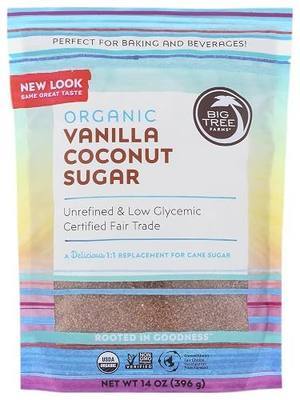 Big Tree Farms, Sugar Coconut Palm Vanilla Organic, 14 Ounce
