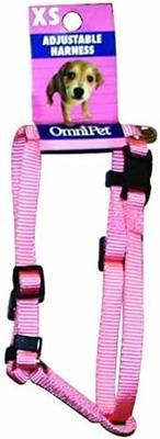 17XS-NPK Kwik Klip Adjustable Nylon Pet Harness, Neon Pink, X-Small