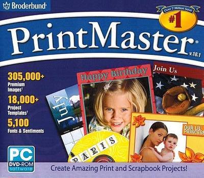 Broderbund PrintMaster Version 18.1