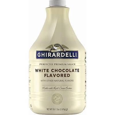 Ghirardelli Chocolate White Chocolate Flavored Sauce, 5 Pounds 7.3 Oz (2.47 Kg) Package