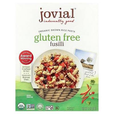 Jovial, Pasta Brown Rice Fusilli Organic, 12 Ounce