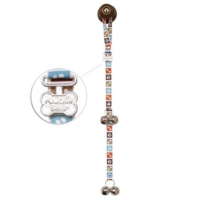 PoochieBells Original Housetraining & Potty Time Dog Doorbell w/ Pet Industry Endorsed Training Guide. Know when it’s potty time for your pooch. Handcrafted in the USA (Animal Kingdom Collection)