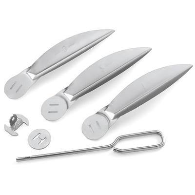 Weber 22.5" One‑Touch Cleaning System Kit, Silver – Replacement Ash Sweeper for 22" One‑Touch Silver Charcoal Grills, Durable Aluminized Steel, Improves Airflow & Cleanup, Kettle