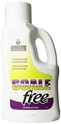 Natural Chemistry Scale Free, 2 Liter, Single Pack | Phosphate Free Stain and Scale Prevention, Ideal for New Plaster Pools and Start-Ups
