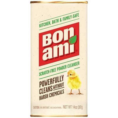 BON AMI Powder Cleanser for Kitchens & Bathrooms - All Types of Surfaces, Cleans Grime & Dirt, Polishes Surfaces, Absorbs Odors (Single 1 Pack)