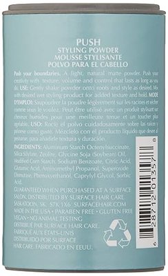 SURFACE Hair Push Styling Powder - Lift Roots, Add Texture With A Natural Matte Finish, 0.35 Oz.