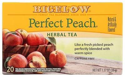 Bigelow Perfect Peach Tea Bags, 20 ct