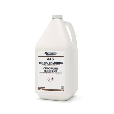 MG Chemicals - 415-4L Ferric Chloride Copper Etchant Solution, 4L Liquid Bottle, Dark Brown