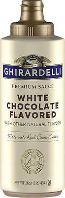 Ghirardelli Premium Sauce White Chocolate Flavored 16 oz Squeeze Bottle