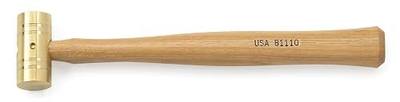 Armstrong 81-111 1-1/2-Pound Brass Hammer Hickory Handle