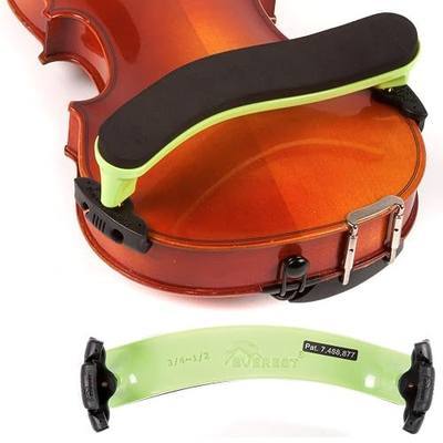 Everest ES2G ES Series 3/4-1/2 Violin Adjustable Shoulder Rest - Neon Green
