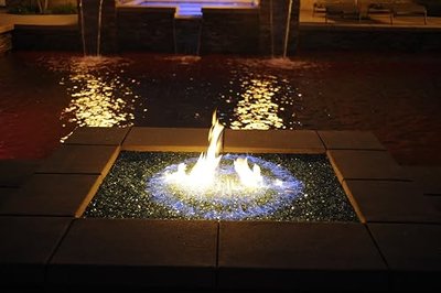 American Fireglass 1/4” Fire Glass | Use in Fireplace, Fire Pits or Bowls | for Natural Gas or Propane Fires | Safe Tempered Glass for Outdoor & Indoor | Gray, 10lb Bag