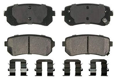 Wagner QS ZD1398 Disc Brake Pad Set, Chamfered Edges for Smooth, Quiet Stops, Fits 2010–2013 Kia Forte, 2010–2016 Hyundai Tucson