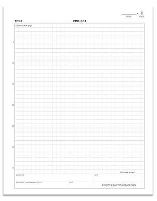 BookFactory Scientific Lab Notebook, Blue, Hardbound, 96 Pages | 0.25'' Grid Format, Section Sewn Cover, 8 7/8'' x 11 1/4'' - Made in USA