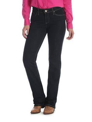 Wrangler Women's Q-Baby Mid Rise Boot Cut Ultimate Riding Jean