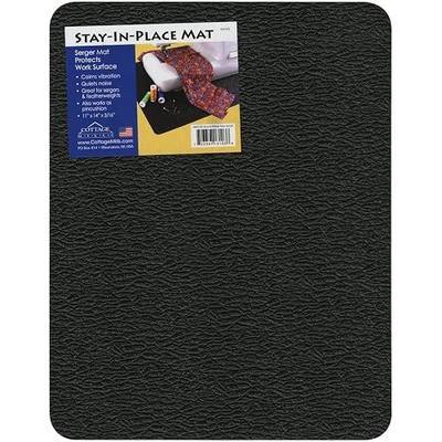 Cottage Mills Serger Mat, 11-Inch by 14-Inch, Black