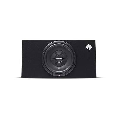 Rockford Fosgate Prime R2S-1X12 Loaded 12” Slim Subwoofer in Enclosure | Single, R2S Series Shallow Woofer