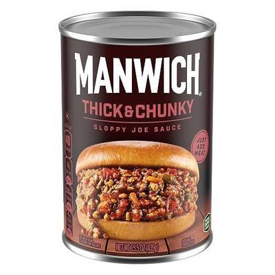 Manwich Sloppy Joe Sauce, Thick and Chunky, Canned Sauce, 15.5 oz.