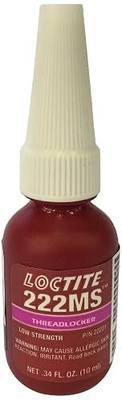 Loctite 22221 Threadlocker 222MS, Purple, 10mL Volume