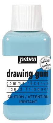 Pebeo Easy Peel Liquid Latex Masking Fluid - Drawing Gum - Dries Quickly - For Ink - Watercolor - Gouache Painting & Illustration - Fine Arts & Crafts Supplies - 250ml Bottle